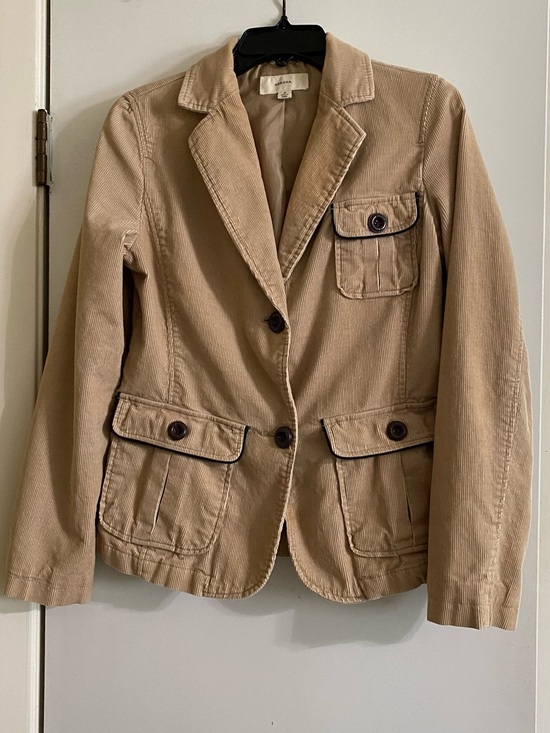 Merona Jackets & Blazers - Merona Corduroy Blazer Jacket in Tan - Women's Casual Tailored Coat